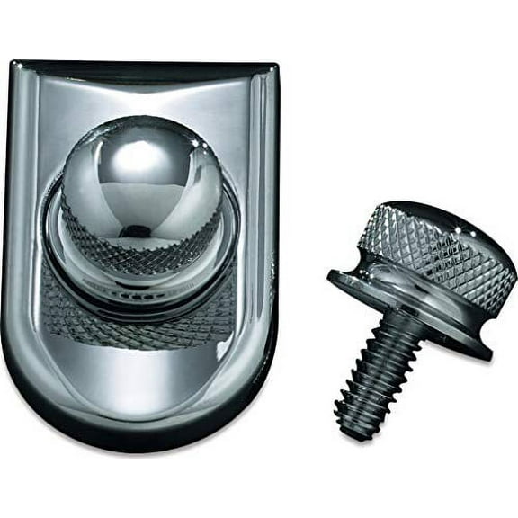 Kuryakyn 9035 Motorcycle Accessory: Quick Release Seat Screw with Knurled G