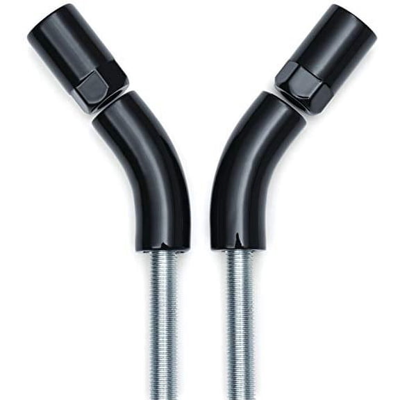 Kuryakyn Black Mirror Stem Extenders (1216)