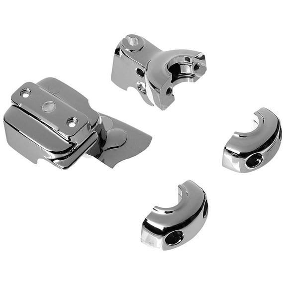 Kuryakyn Handlebar Brake & Clutch Dress-Up Chrome Cover Kit Dyna/Softail (9126)