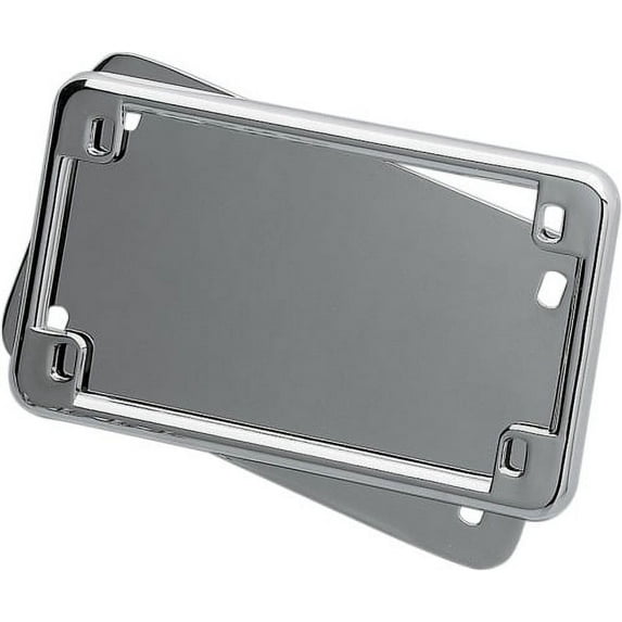 Kuryakyn Chrome License Plate Holder with Backing Plate (9166)
