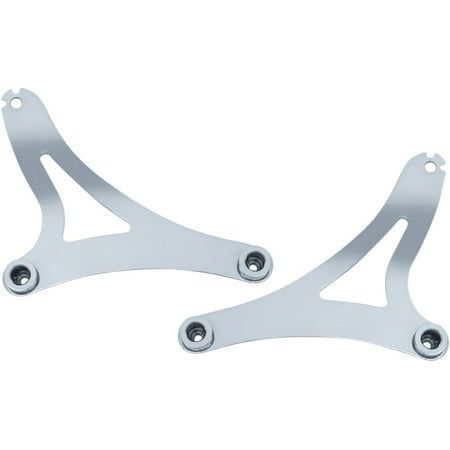 Kuryakyn Fixed Mounts Multi-Purpose Driver Passenger Backrest 14-22 Indian Models Chrome