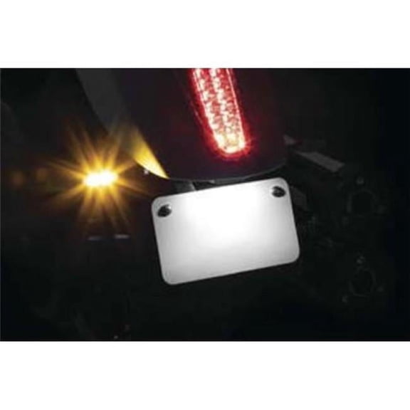 Kuryakyn Custom Rear Turn Signal and License Plate Mount for Scout Black 3140