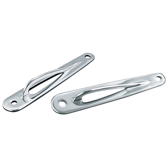 Kuryakyn 928 Motorcycle Accessory: Front Fork Teardrop Tie-Down Brackets and Hardware Kit for 1983-2019 Harley-Davidson Touring Motorcycles, Chrome, 1 Pair