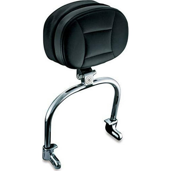 Kuryakyn Chrome/Black Driver Backrest (8987)