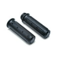 thumbnail image 1 of Kuryakyn Heavy Industry Grips, Electronic Throttle, Satin Black, 1 of 2