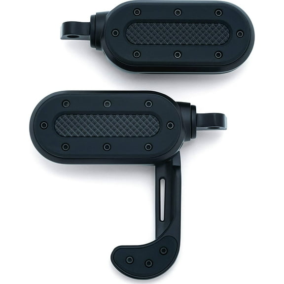 Kuryakyn Heavy Industry Switchblades with Male Mount Adapters, Satin Black Satin Black With Adapters