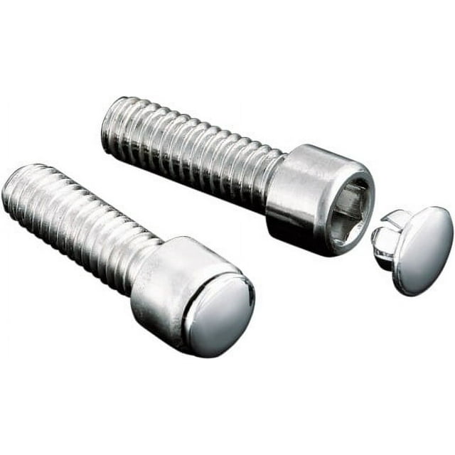 Kuryakyn Hot Spots Custom End Plugs, 3/8in. - Chrome