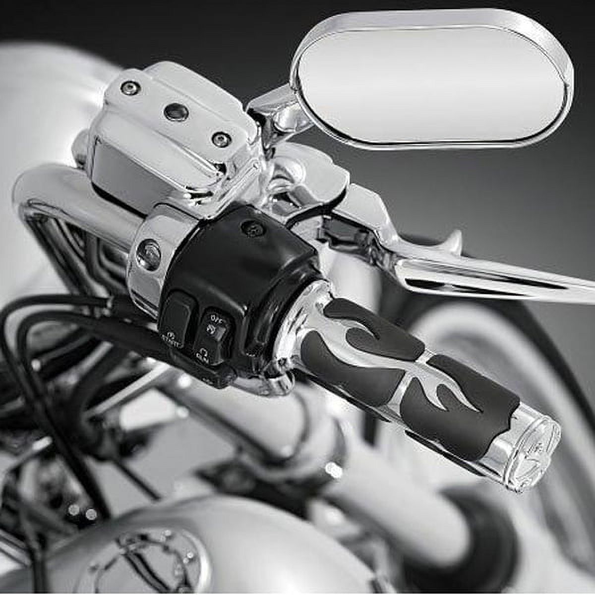 Kuryakyn ISO Flame Grips Throttle by Wire (6269)