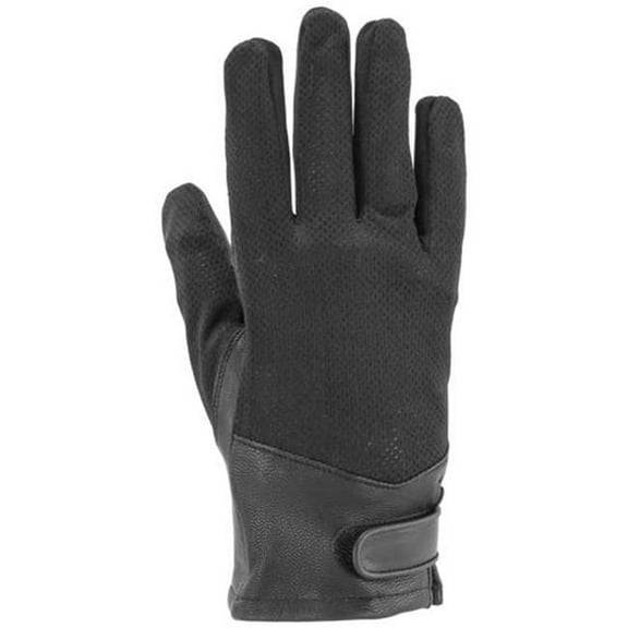 Kuryakyn Leather By River Road Pecos Leather Mesh Gloves Black Womens - Large
