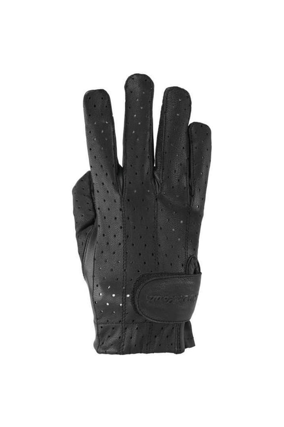 Kuryakyn Leather By River Road Tucson Leather Perforated Gloves Black Womens - Small