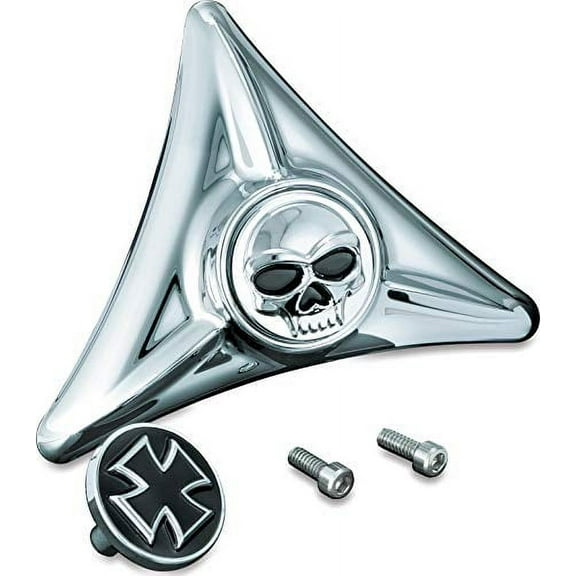 Kuryakyn License Plate Mounting Hole Covers Zombie Chrome