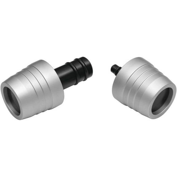 Kuryakyn Lodestar Front Axle Sliders Silver 3826