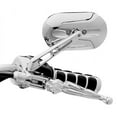 thumbnail image 1 of Kuryakyn Magnum Chrome Mirrors with Flat Glass Large (5-1/2" x 3") (1430), 1 of 2