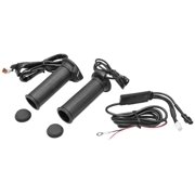 Kuryakyn Motorcycle Handlebar Accessory Koso Apollo Heated Grips For 7/8" Bars With Thumb Throttle, Black, 1 Pair 6478
