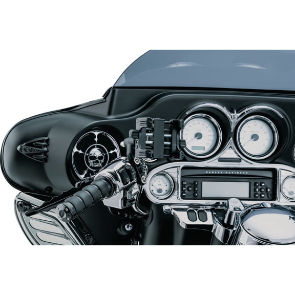 Kuryakyn Motorcycle Standard Tech-Connect Cradle Kit for Clutch or Brake Perch 1698, Black
