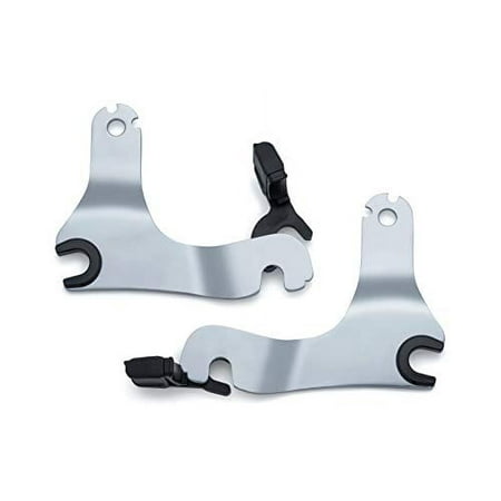 Kuryakyn Multi-Purpose Backrest Mounts (Quick Release Standard) (Chrome) fo
