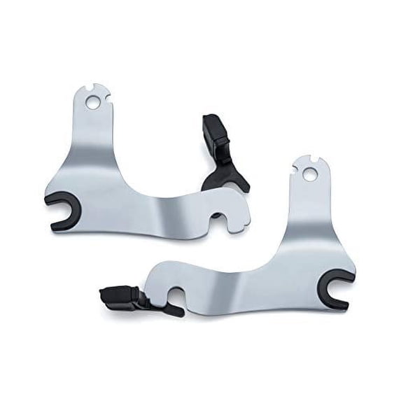 Kuryakyn Multi-Purpose Backrest Mounts (Quick Release Standard) (Chrome) fo