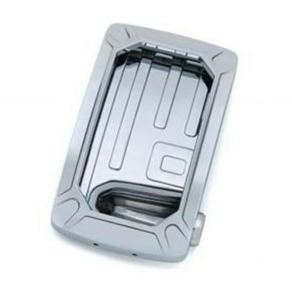 Kuryakyn Nova Curved Vertical Mount Chrome License Plate Holder (3190)