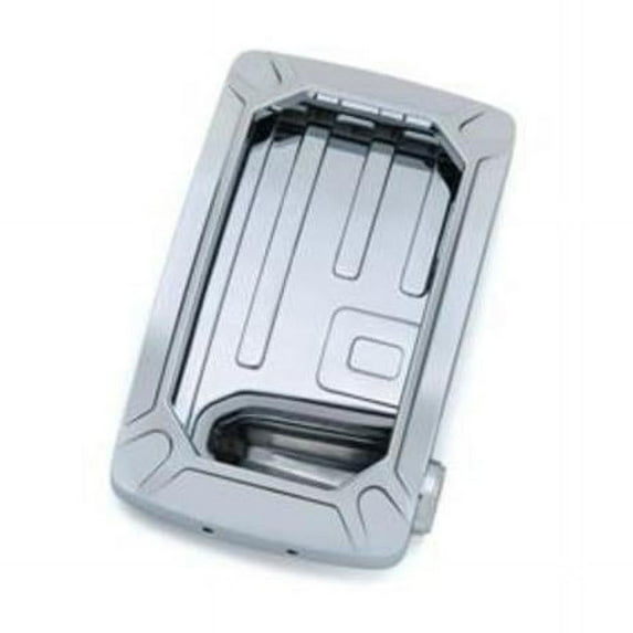 Kuryakyn Nova Curved Vertical Mount Chrome License Plate Holder (3190)