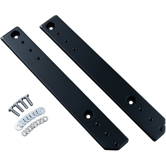 Kuryakyn 8956 Tour-Pak Trunk Luggage/Storage Rack Accessory: Relocator Kit for 2014-19 Harley-Davidson Motorcycles, Black