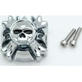 thumbnail image 1 of Kuryakyn Replacement Zombie Grip Emblems Without Throttle Boss Chrome, 1 of 2