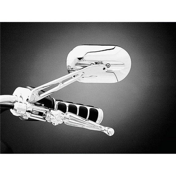 Kuryakyn Large Magnum Plus Chrome Mirror w/Flat Glass (1412)