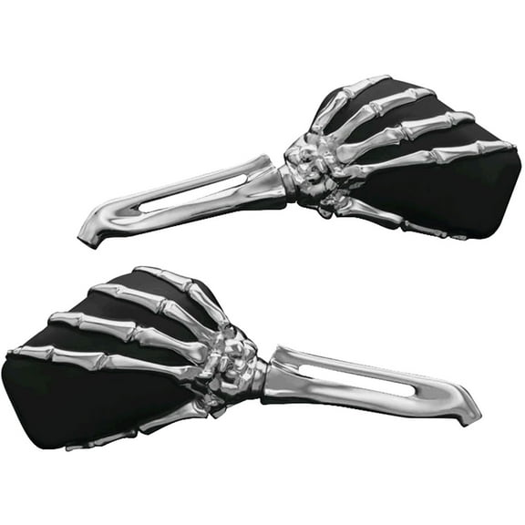 Kuryakyn Skeleton Hand Mirrors Street Motorcycle Accessories