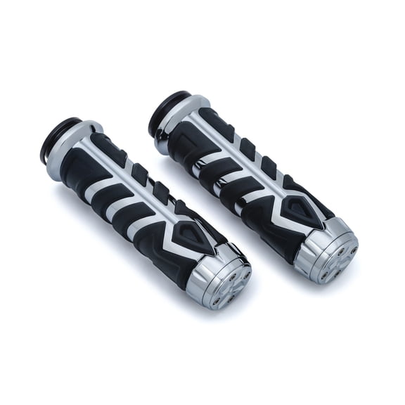 Kuryakyn Spear Grips for '18-'20 Indian, Chrome