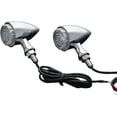 thumbnail image 1 of Kuryakyn Torpedo LED Chrome Turn Signals w/Amber LED (2508), 1 of 3