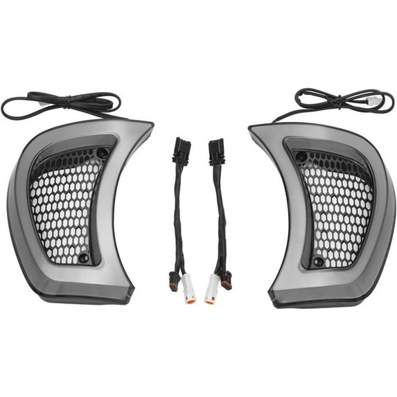 Kuryakyn Smoke Tracer Headlight Vent Accents (2947)