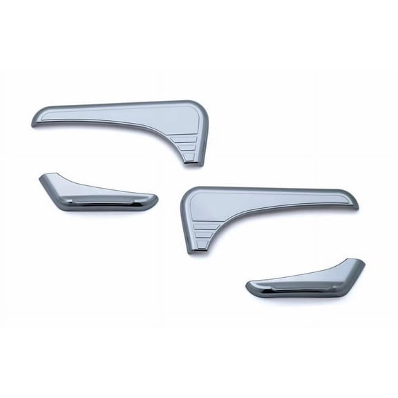 Kuryakyn 6924 Tri-Line Glove Box Accent, Chrome