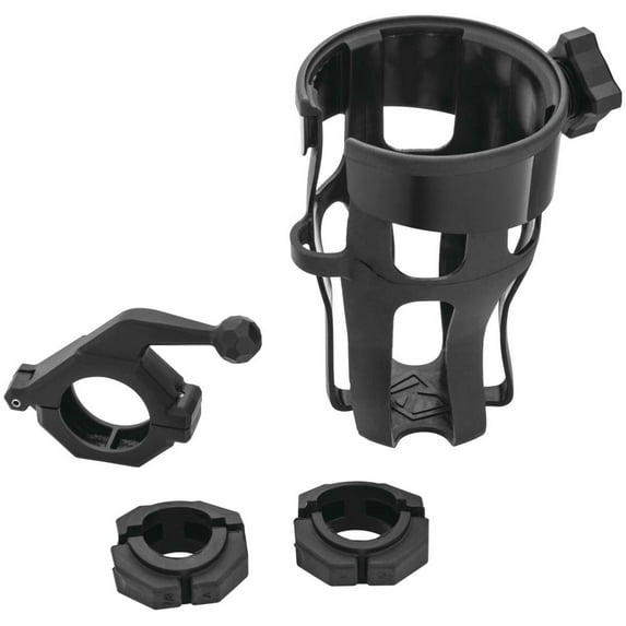 Kuryakyn Universal Black Reflex Drink Holder w/Bar Mount 6483