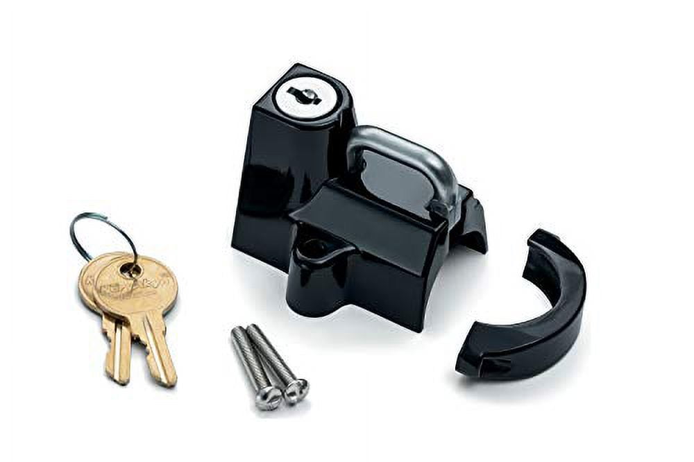 Kuryakyn Universal Helmet Lock 7/8-1-1/4 Black