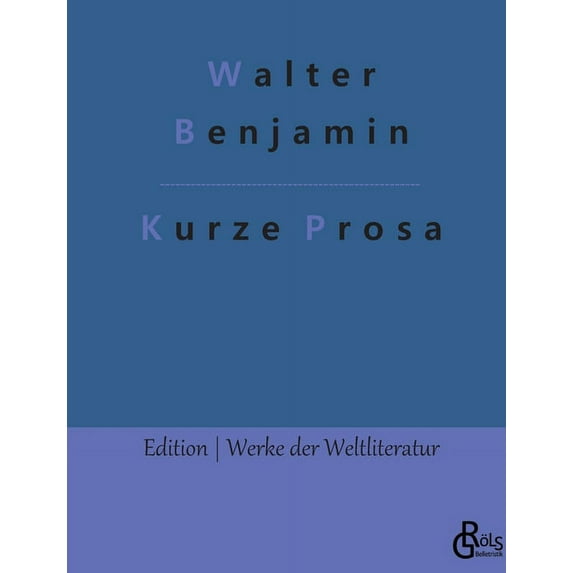 Kurze Prosa (Paperback)
