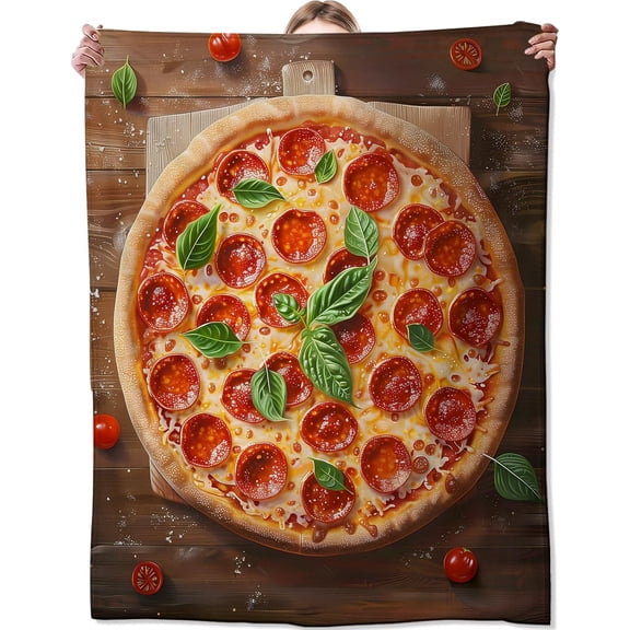 Kuscheln Food Blanket Warm Soft Cozy Meat Funny Throw Blanket Gifts for Women Men Super Plush Fluffy Streaky Pork Stuff Fleece Flannel Gifts Blankets for Kids Adults