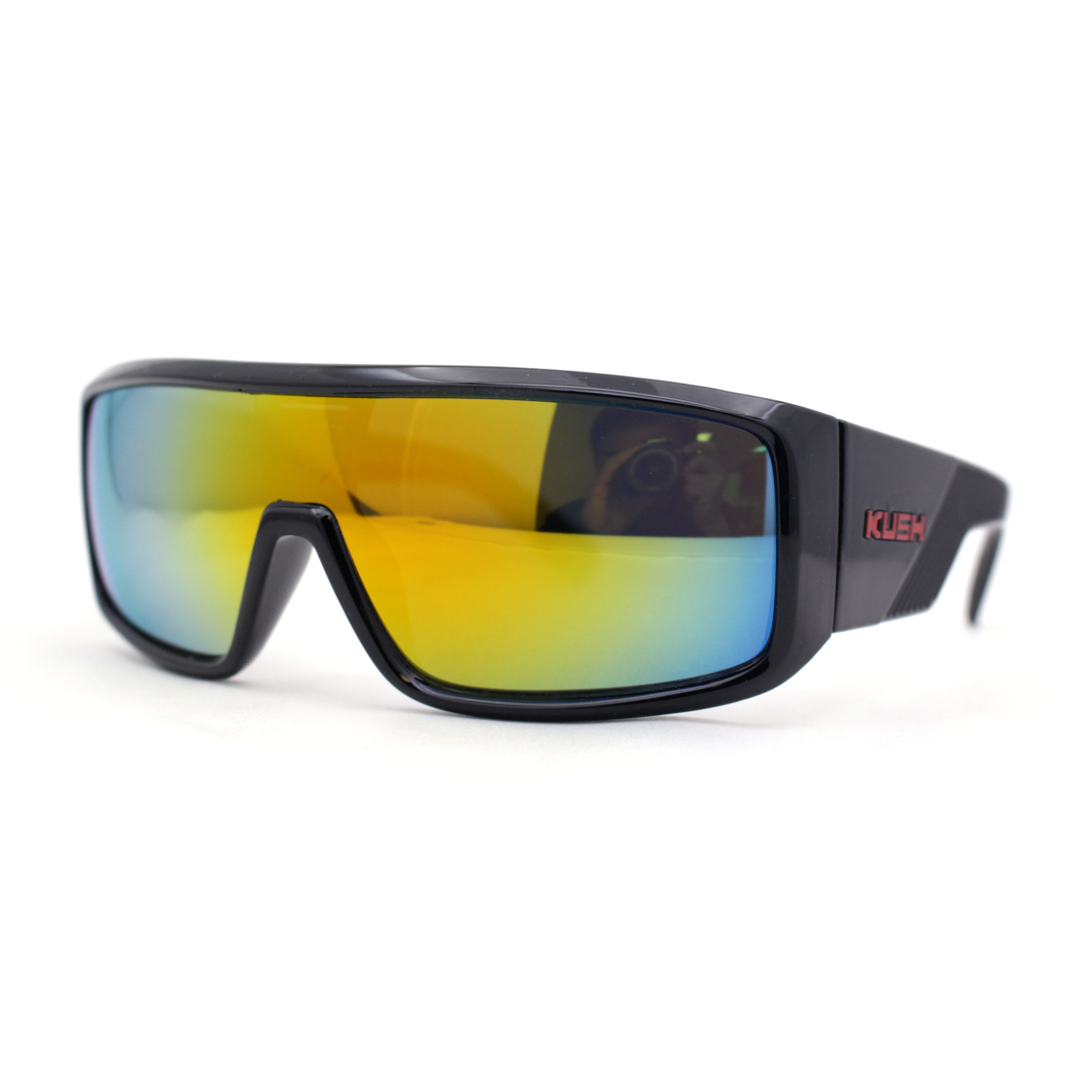 DESIGN Chunky Rectangle Sunglasses In Black With Smoke Lens - Foto 4