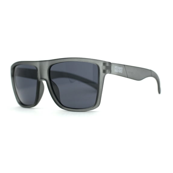 Kush Flat Top Horn Sport Plastic Sunglasses Slate