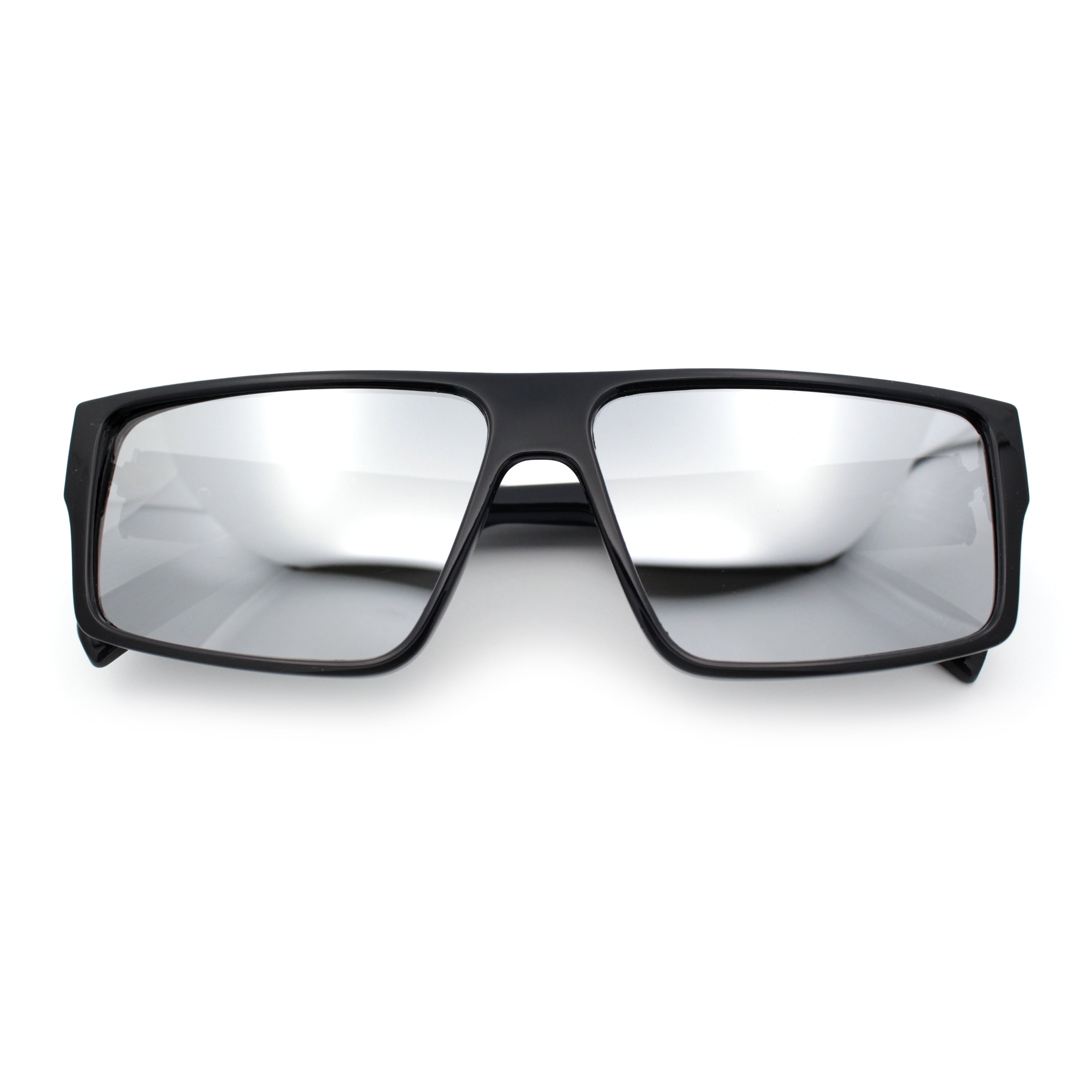 Kush Men's Reflective Mirror Lens Racer Shield Sunglasses - 90s Style Sports Sunglasses With UV400 Protection 8 thumbnail image