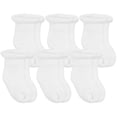thumbnail image 1 of Kushies 6-Pack Terry Newborn Striped & Solid Cotton Socks - 533562, 1 of 10