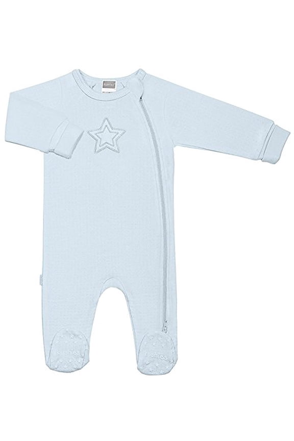 Baby Classic Cotton Side Zip Sleeper (9 Months, Blue Star)
