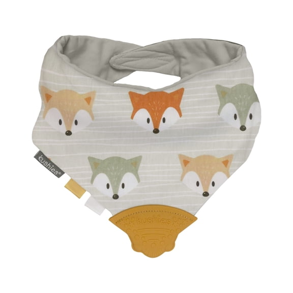 Kushies Chewbib Bandana Bib with Teether 6M+ Zorro