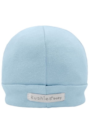 Cotton Jersey Baby Cap Hat for Boys and Girls (Small, Blue)