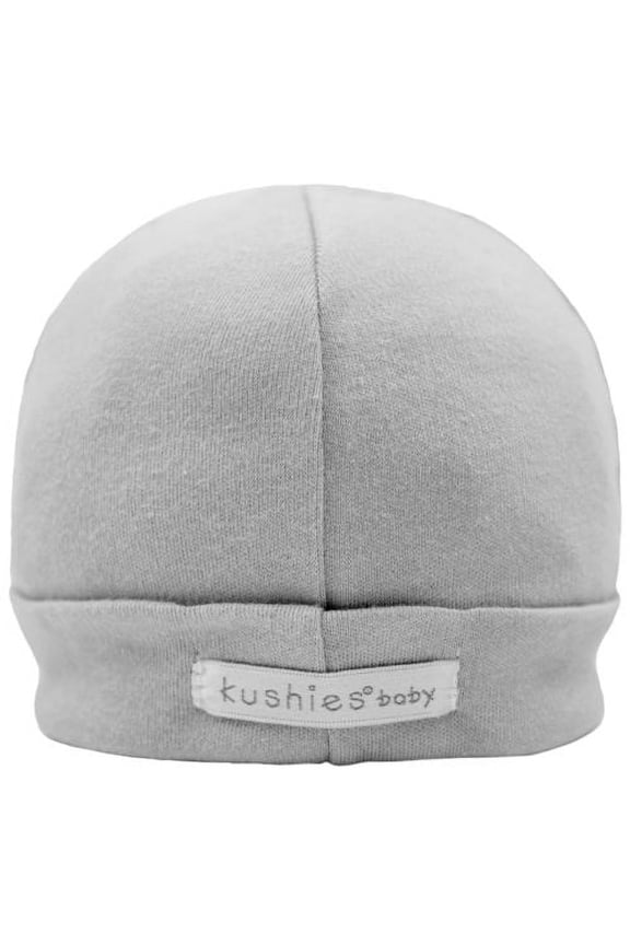 Cotton Jersey Baby Cap Hat for Boys and Girls (Small, Grey)