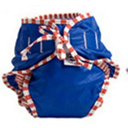 Kushies Reusable Swim Diaper, Medium, Blue