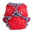 thumbnail image 1 of Kushies Reusable Swim Diaper, Red Solid, Small, 1 of 6