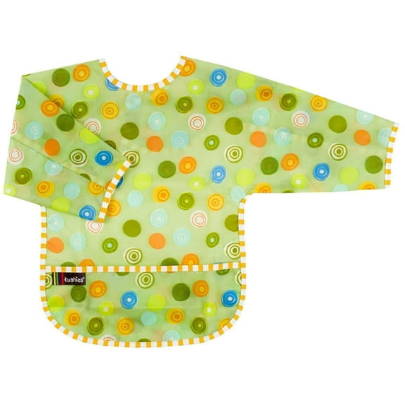 Kushies Waterproof Bib with Sleeves 4-6 Years Pattern Varies