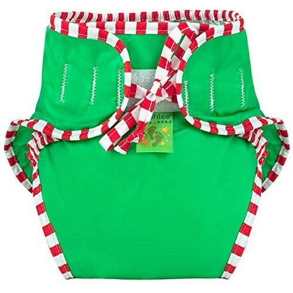 Kushies swim Diaper, X-Large - Green Solid