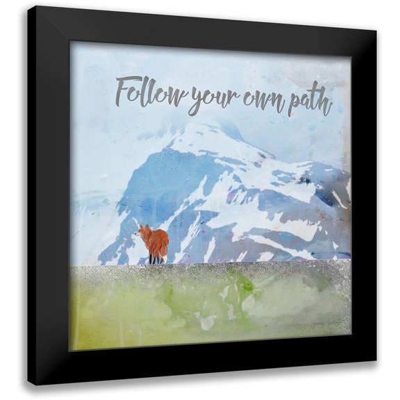 Kushnir, Tammy 12x12 Black Modern Framed Museum Art Print Titled - Follow Your Own Path