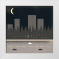 thumbnail image 1 of Kushnir, Tammy 15x15 White Modern Wood Framed Museum Art Print Titled - Nightime in the City I, 1 of 4