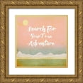 thumbnail image 1 of Kushnir, Tammy 20x20 Gold Ornate Wood Framed with Double Matting Museum Art Print Titled - Search for Adventure II, 1 of 4